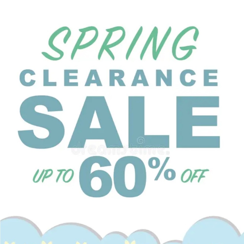Spring Clearance Sale Poster